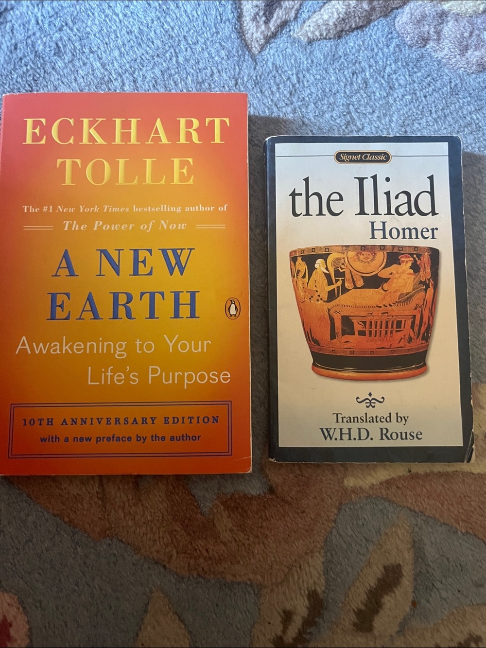 A New Earth — Orange softcover Edition
& the Iliad by Homer